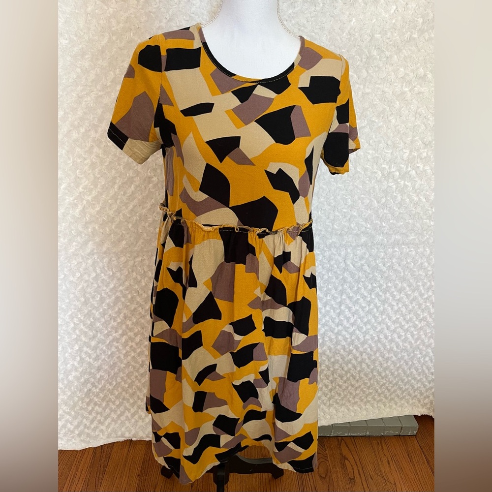 Amato Rizzi geometric print babydoll dress size 0-2